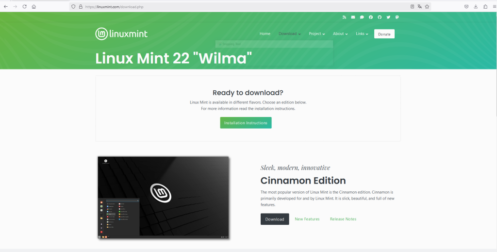 Linux Download Cinnamon